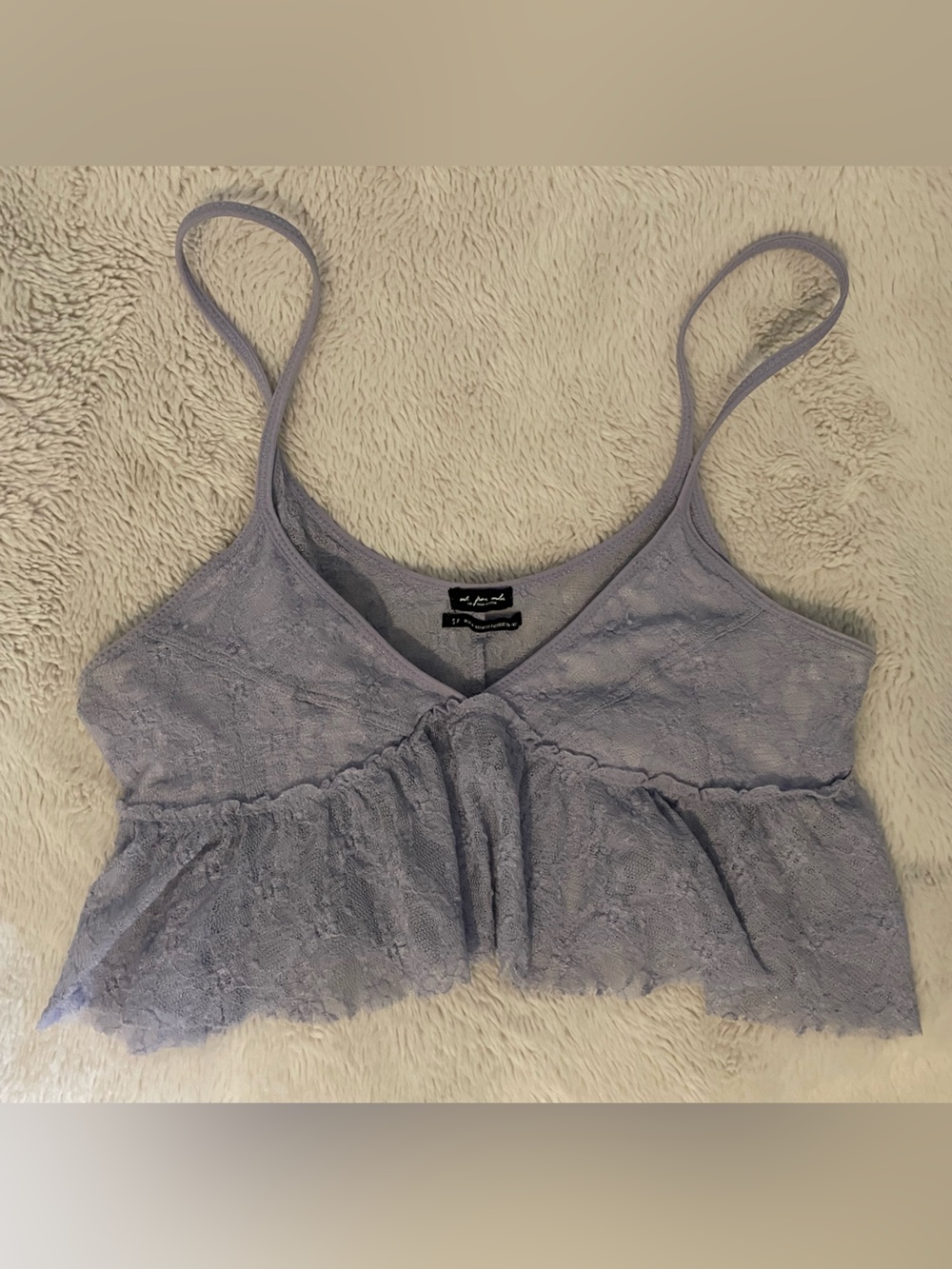 Out From Under Purple Frenchie Lace Tank